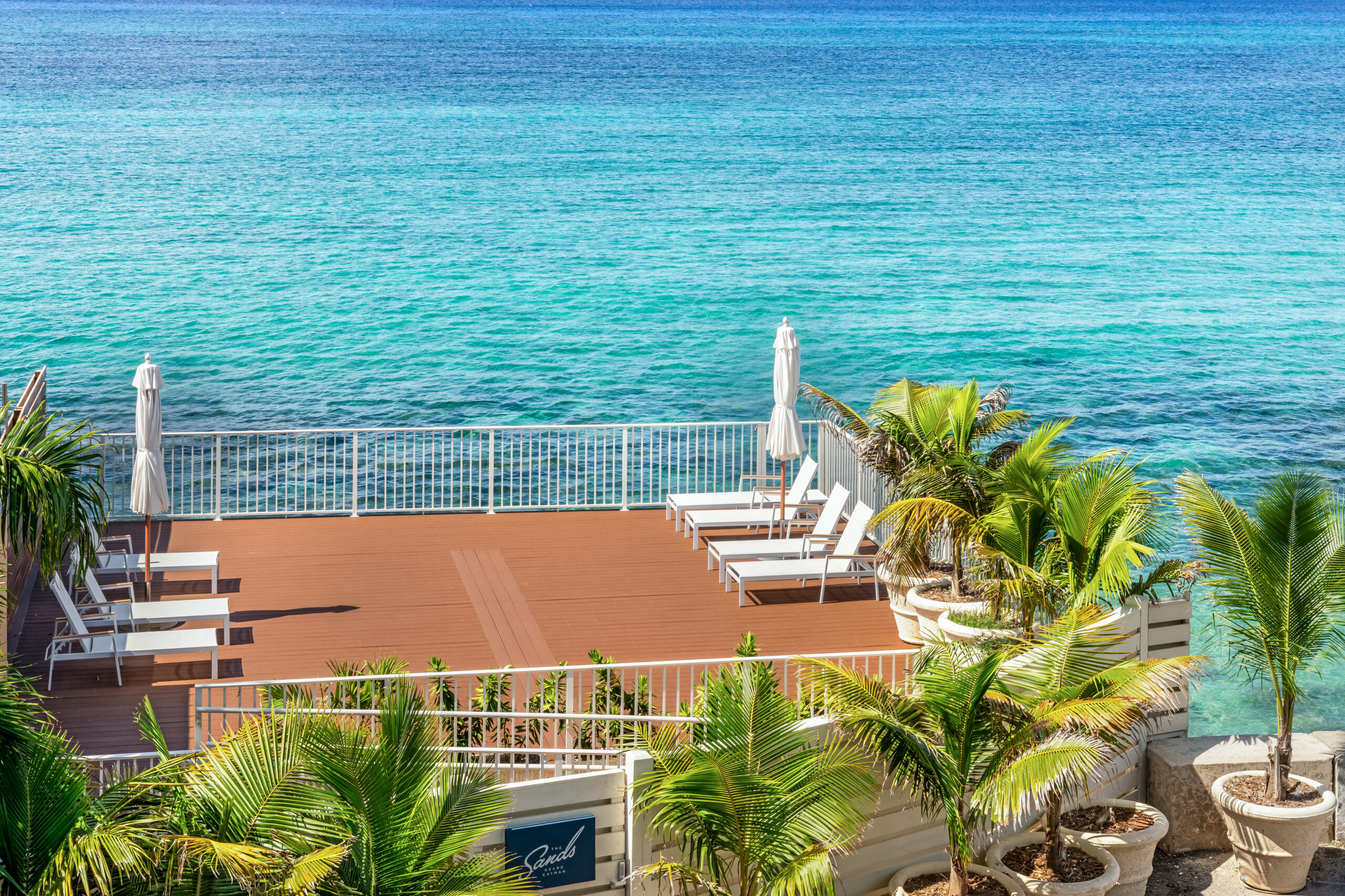 The Sands Beach Deck on Seven Mile Beach in Grand Cayman, Cayman Islands